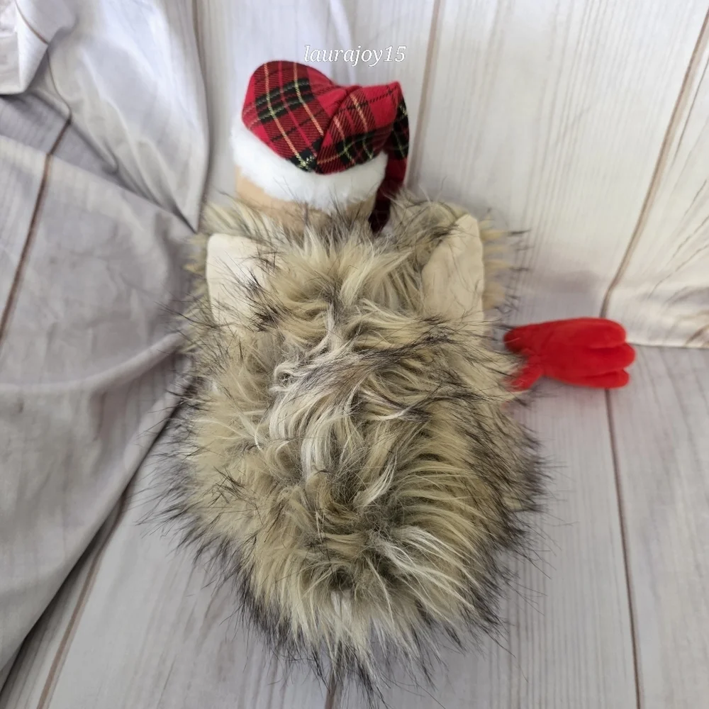 Pier 1 Savanna Ostrich Christmas Holiday Plush Shelf Sitter 20 Inch 2019